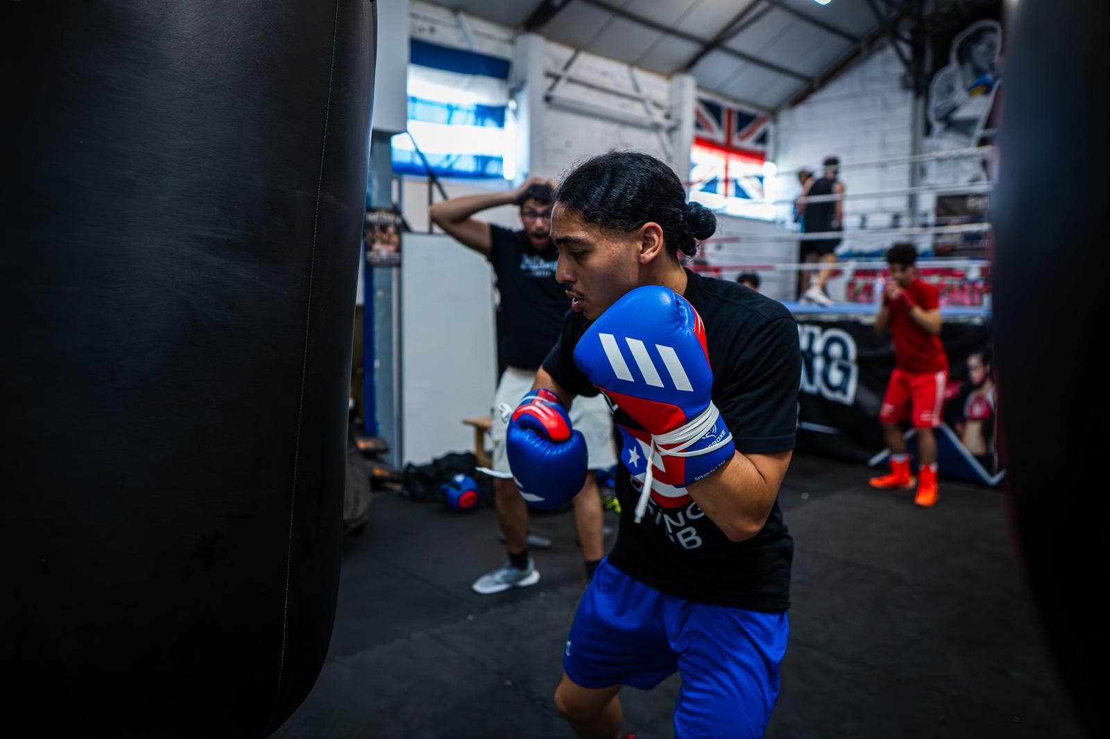 Entraînement de boxe anglaise sur le ring